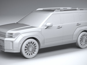Hyundai Santa Fe 2024 Modelo 3D