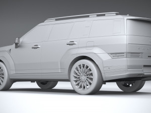 Hyundai Santa Fe 2024 Modelo 3D