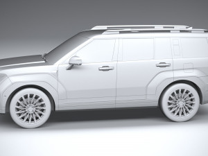 Hyundai Santa Fe 2024 Modelo 3D