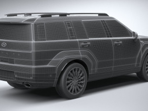 Hyundai Santa Fe 2024 Modelo 3D