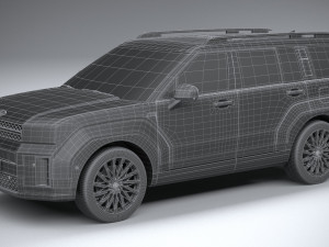 Hyundai Santa Fe 2024 Modelo 3D