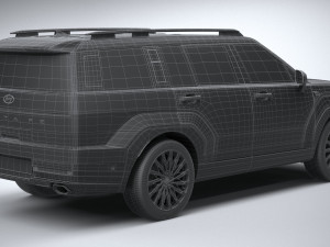 Hyundai Santa Fe 2024 Modelo 3D