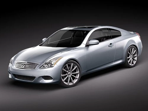 Infiniti G37 Coupe 2010 3D Model .c4d .max .obj .3ds .fbx .stl .blend 
