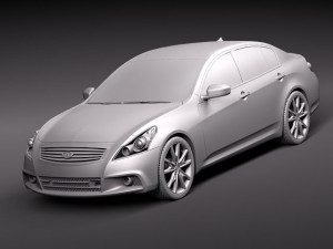 Infiniti G37 Sedan 2010 Model 3D