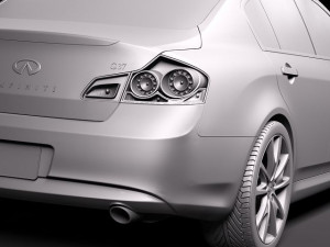 Infiniti G37 Sedan 2010 Model 3D
