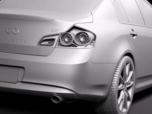 Infiniti G37 Sedan 2010 3D Model