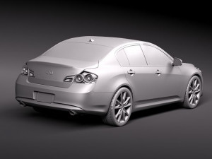 Infiniti G37 Sedan 2010 Model 3D