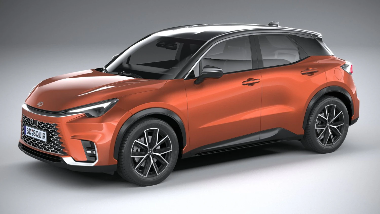 Lexus LBX 2024 3D Model .c4d .max .obj .3ds .fbx .stl .blend 