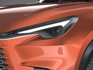 Lexus LBX 2024 3D Model