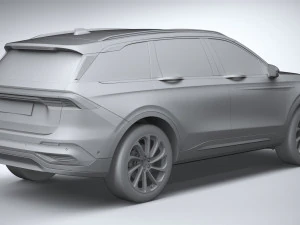 Lincoln Nautilus 2024 3D Model