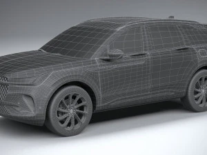 Lincoln Nautilus 2024 3D Model
