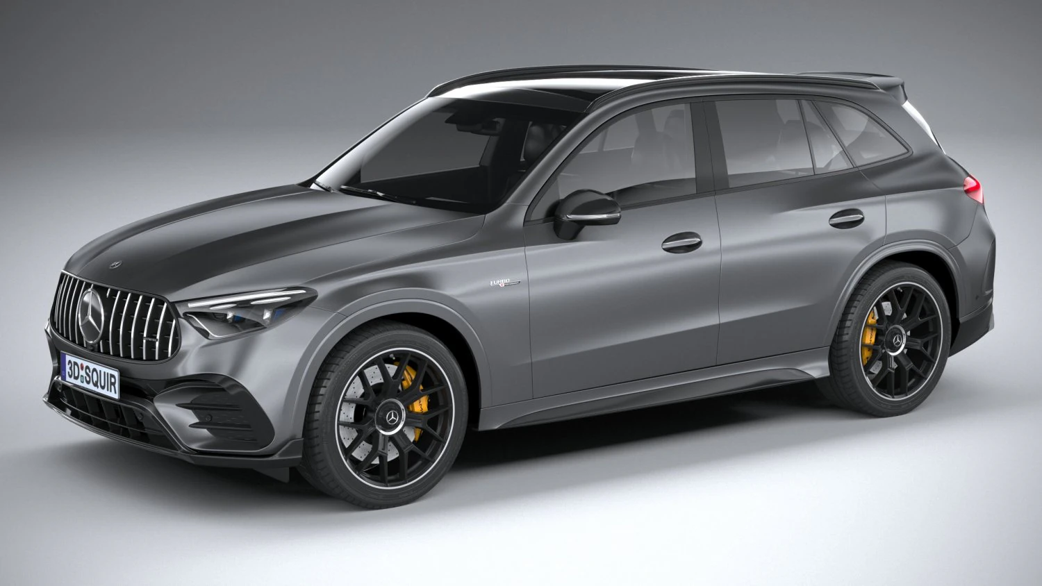 Mercedes-Benz GLC 63 S AMG E Performance 2024 3D Model .c4d .max .obj .3ds .fbx .stl .blend