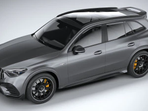 Mercedes-Benz GLC 63 S AMG E Performance 2024 3D Model