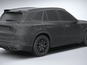 Mercedes-Benz GLC 63 S AMG E Performance 2024 3D Model