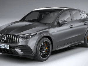 Mercedes-Benz GLC 63 S AMG E Performance Coupe 2024 3D Model