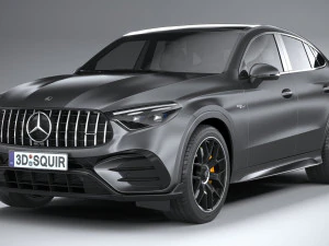 Mercedes-Benz GLC 63 S AMG E Performance Coupe 2024 3D Model