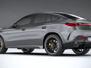 Mercedes-Benz GLC 63 S AMG E Performance Coupe 2024 3D Model