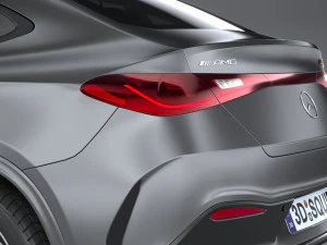 Mercedes-Benz GLC 63 S AMG E Performance Coupe 2024 3D Model