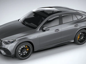 Mercedes-Benz GLC 63 S AMG E Performance Coupe 2024 3D Model