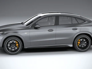 Mercedes-Benz GLC 63 S AMG E Performance Coupe 2024 3D Model