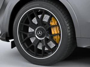 Mercedes-Benz GLC 63 S AMG E Performance Coupe 2024 3D Model