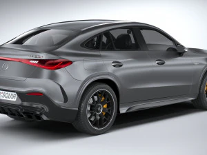 Mercedes-Benz GLC 63 S AMG E Performance Coupe 2024 3D Model