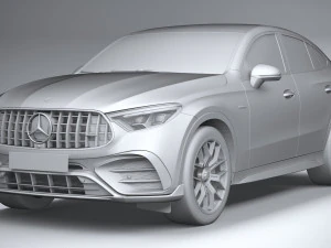 Mercedes-Benz GLC 63 S AMG E Performance Coupe 2024 3D Model