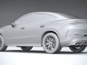 Mercedes-Benz GLC 63 S AMG E Performance Coupe 2024 3D Model