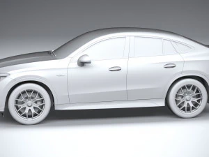 Mercedes-Benz GLC 63 S AMG E Performance Coupe 2024 3D Model