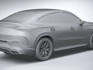 Mercedes-Benz GLC 63 S AMG E Performance Coupe 2024 3D Model