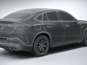 Mercedes-Benz GLC 63 S AMG E Performance Coupe 2024 3D Model