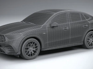Mercedes-Benz GLC 63 S AMG E Performance Coupe 2024 3D Model