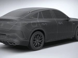 Mercedes-Benz GLC 63 S AMG E Performance Coupe 2024 3D Model