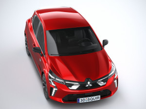 Mitsubishi Colt 2024 3D Model