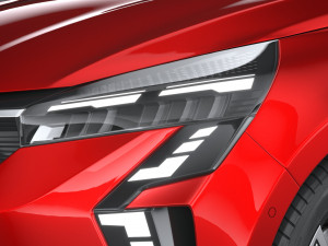Mitsubishi Colt 2024 3D Model