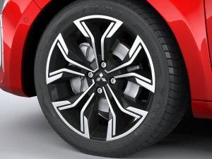 Mitsubishi Colt 2024 3D Model
