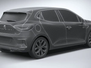 Mitsubishi Colt 2024 3D Model