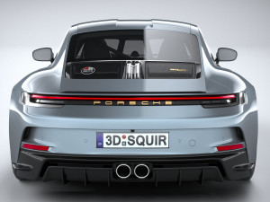 Porsche 911 S-T 2024 3D Модель