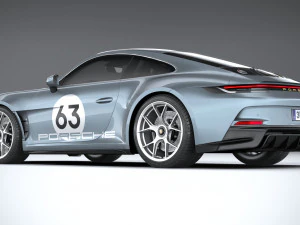 Porsche 911 S-T 2024 3D Model