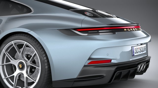 Porsche 911 S-T 2024 3D Model in Sport Cars 3DExport