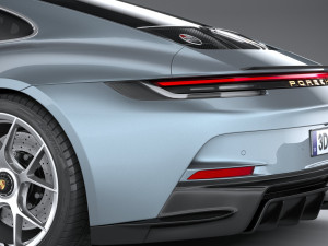 Porsche 911 S-T 2024 3D Модель
