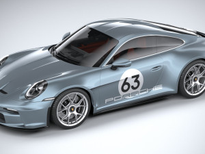 Porsche 911 S-T 2024 3D Модель