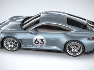 Porsche 911 S-T 2024 3D Модель