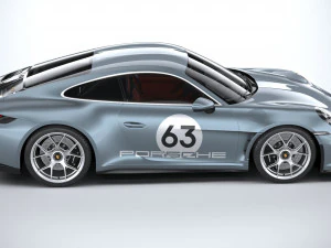 Porsche 911 S-T 2024 3D Model