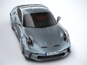 Porsche 911 S-T 2024 3D Модель