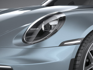 Porsche 911 S-T 2024 3D Модель