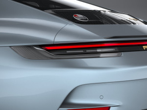 Porsche 911 S-T 2024 3D Модель