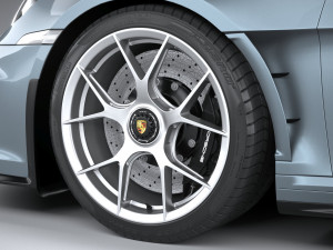 Porsche 911 S-T 2024 3D Модель