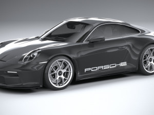 Porsche 911 S-T 2024 3D Модель