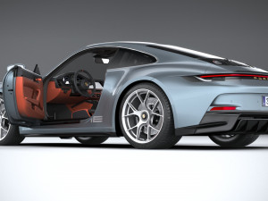 Porsche 911 S-T 2024 3D Модель
